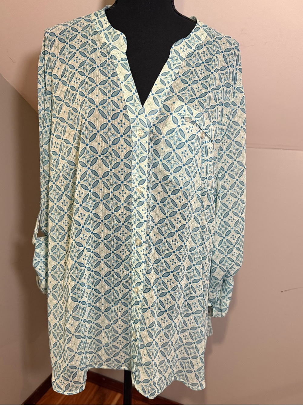 Kut from the Kloth Lightweight Sheer Summer Blouse
